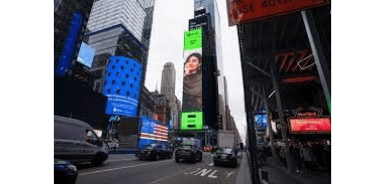Pasoori Fame Shae Gill makes it to New York Times Square