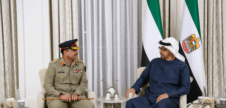 COAS and UAE President talk about mutual relations