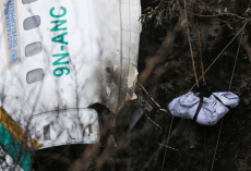 Searchers locate the aircraft's black boxes after the fatal Nepal crash