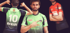 The new uniforms for the Lahore Qalandars are created by Shaheen Shah Afridi.