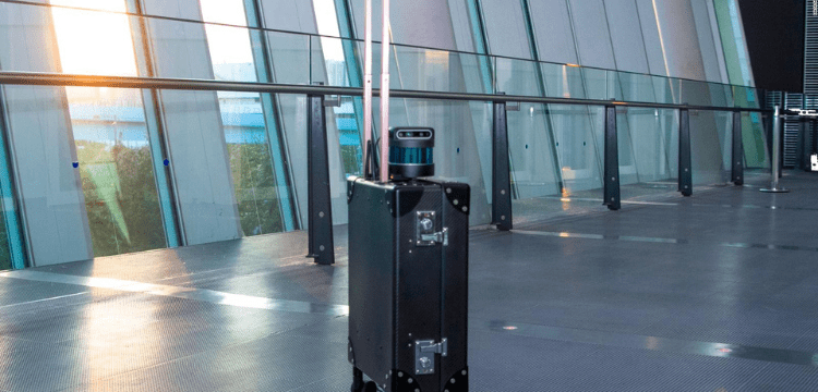 Blind scientist develops AI-powered visually impaired suitcase.