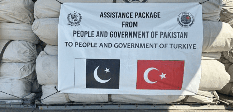 Pak sent aid to Turkey-Syria