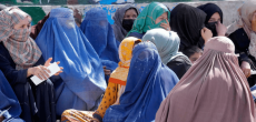 Afghan women in madrasas