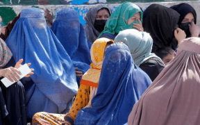 Afghan women in madrasas