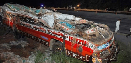 IG motorway police presents Kallar Kahar bus accident report