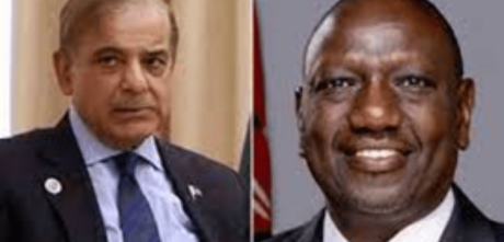 PM Shehbaz talks with Kenyan President