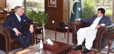 Sadiq sanjrani meets Italian Ambassador