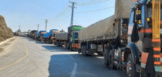 Thousands of trucks stuck at Torkham border.