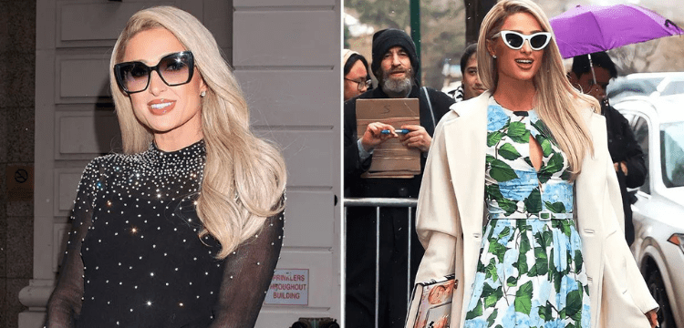 Paris Hilton Makes multiple Outfit Changes In NYC