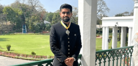 Babar Azam receives Sitara e Imtiaz