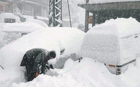 Snowfall in Kalam breaks record