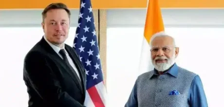 Tech Tycoon Elon Musk met Indian PM Modi