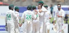 Pakistan wins first test against Sri Lanka