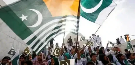 Kashmiris celebrating Pakistan’s Independence day with eternal patriotism