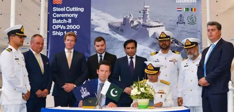 Romania Inaugurates Offshore Patrol vessel for Pakistan Navy