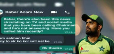 Babar Azam's Personal WhatsApp Chats Leaked On-Air During Live Tv Show