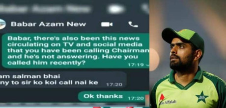 Babar Azam's Personal WhatsApp Chats Leaked On-Air During Live Tv Show