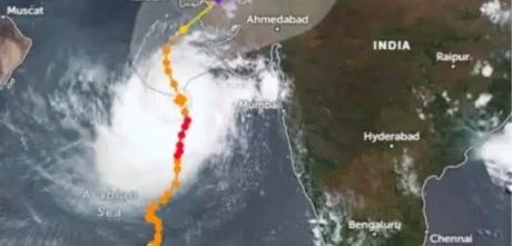 Cyclone Warning Due To Developing Low-Pressure Near Karachi