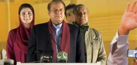 Nawaz Sharif Speaks At A Large Minar-e-Pakistan Rally