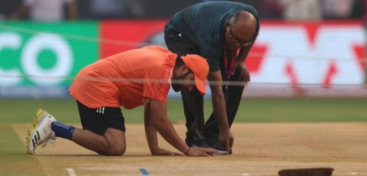 India Replaces Pitch Ahead of First Semi Final Against New Zealand