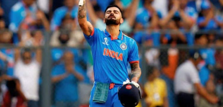 Virat Kohli Breaks Sachin Tendulkar's Record for Most Hundreds in ODIs