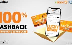 UPaisa Offers Exciting Weekly Cash-Back Prizes for 100 Lucky Super Card Users