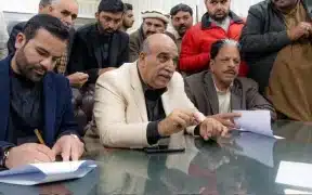 Barrister Aqeel Malik files Nomination Papers As PML-N Candidate For NA-54 Taxila