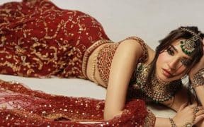 Ramsha Khan looked elegant in Ansab Jahangir's beautiful designs for an EDiva photoshoot.