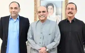 MQM's Raza Haroon And Anis Advocate Join PPP After Meeting Zardari