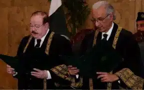 Justice Sardar Tariq Masood Assumes Role As Acting Chief Justice Of Pakistan
