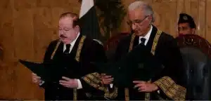 Justice Sardar Tariq Masood Assumes Role As Acting Chief Justice Of Pakistan