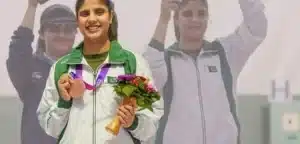 Kishmala Talat Secures 5th Spot In Asian Shooting Rankings