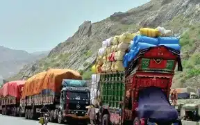 Afghan Truckers Barred At Torkham Border Due To Visa Issue