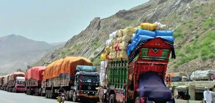 Afghan Truckers Barred At Torkham Border Due To Visa Issue