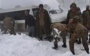 Pakistan Army Saves Stranded Tourists In Murree Snowfall