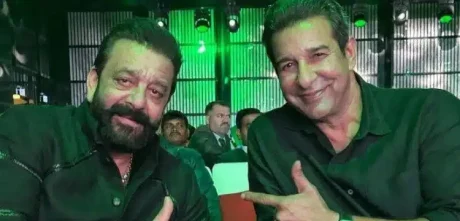 Sanjay Dutt Lauds Wasim Akram As God Of Cricket At Dubai Event