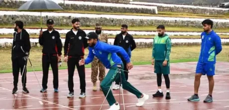 Check Cricket Players' Fitness Training At Kakul