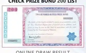 Details Of Rs200 Prize Bond Draw