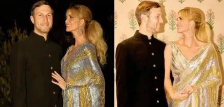 Trump's Daughter Seen Wearing A Sari At Ambani's Pre-Wedding Event