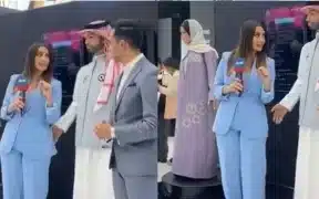 Saudi Robot Caught Harassing Female Reporter (Video)