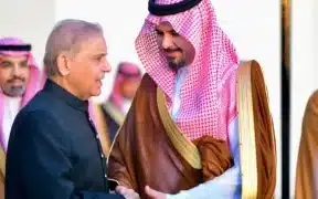 PM Shehbaz Sharif Reaches Saudi Arabia For 3-Day Trip