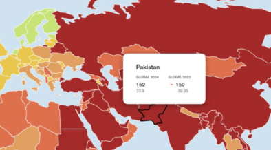 Pakistan Drops Two Ranks In 2024 Press Freedom