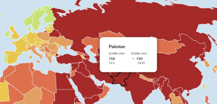 Pakistan Drops Two Ranks In 2024 Press Freedom