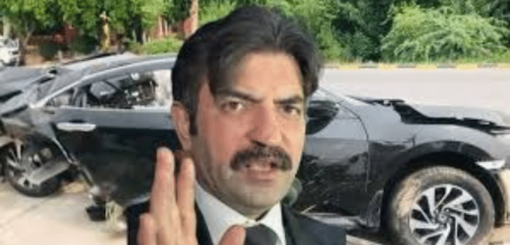 PTI's Sher Afzal Marwat Survives Islamabad Car Crash