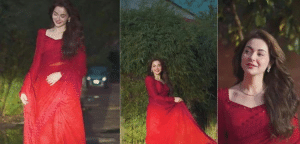 Hania Aamir's Stunning Saree Look Goes Viral