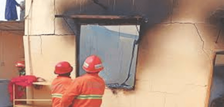 Significant Fire Breaks Out At Girls High School In Haripur