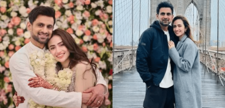 Sana Javed And Shoaib Malik Honeymoon In New York