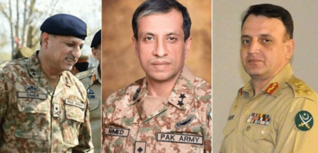 Three Major Generals, Including DG ISPR Promoted To The Rank Of Lieutenant General