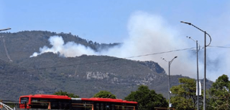 Fire Damages Part of Margalla Hills in Islamabad