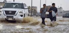 Heavy rains flood roads, leading to Saudi school closures